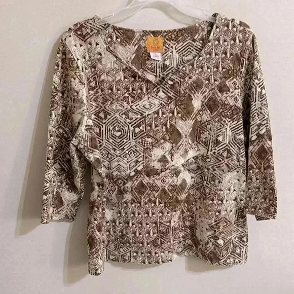 Ruby‎ Rd. 3/4 length Sleeve Top size PXL - Picture 1 of 3